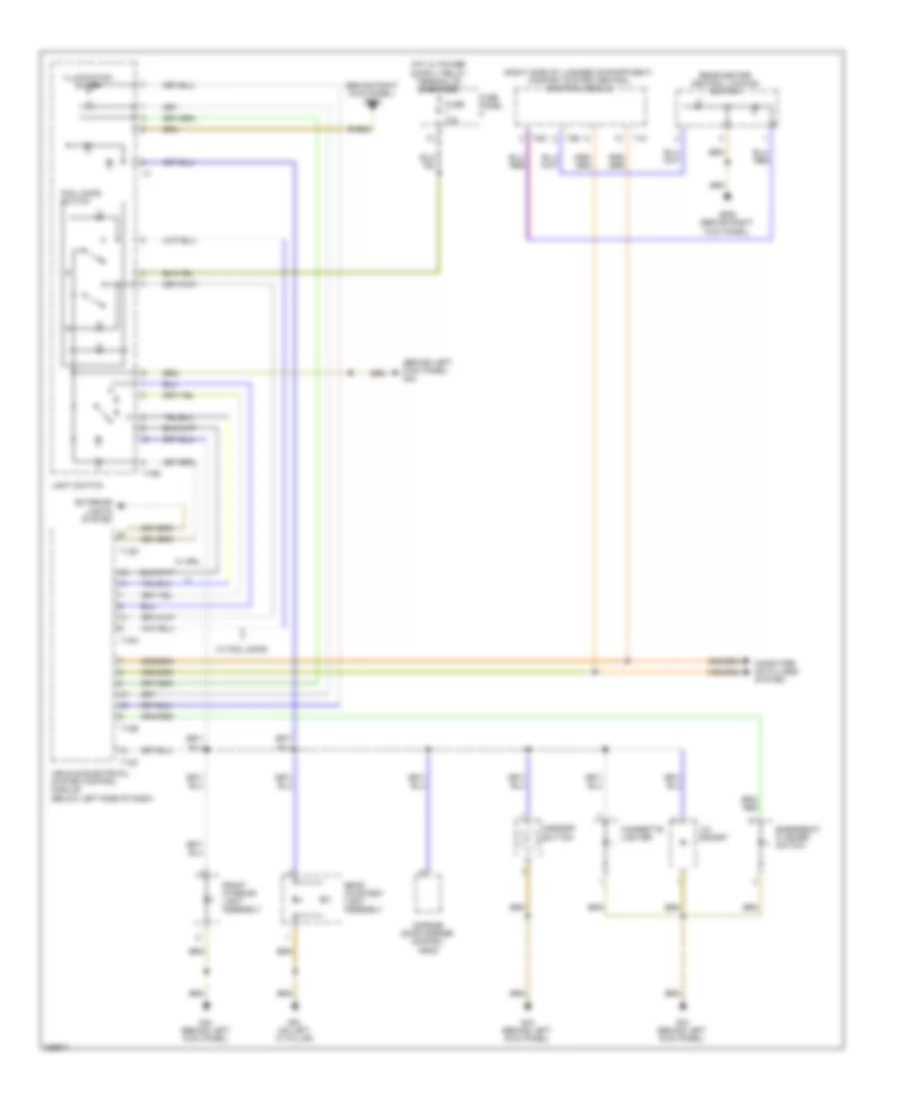 Instrument Illumination Wiring Diagram Early Production 1 of 2 for Audi A3 2008
