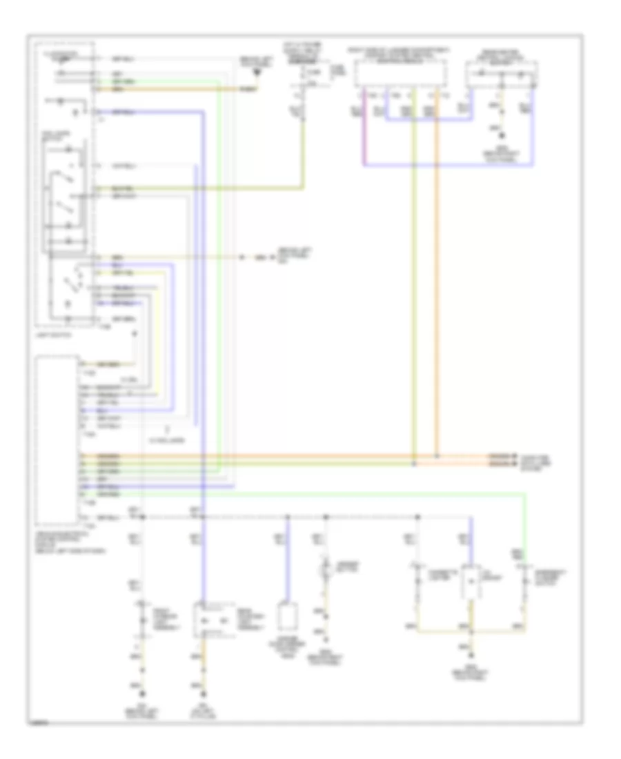 Instrument Illumination Wiring Diagram Late Production 1 of 2 for Audi A3 2008