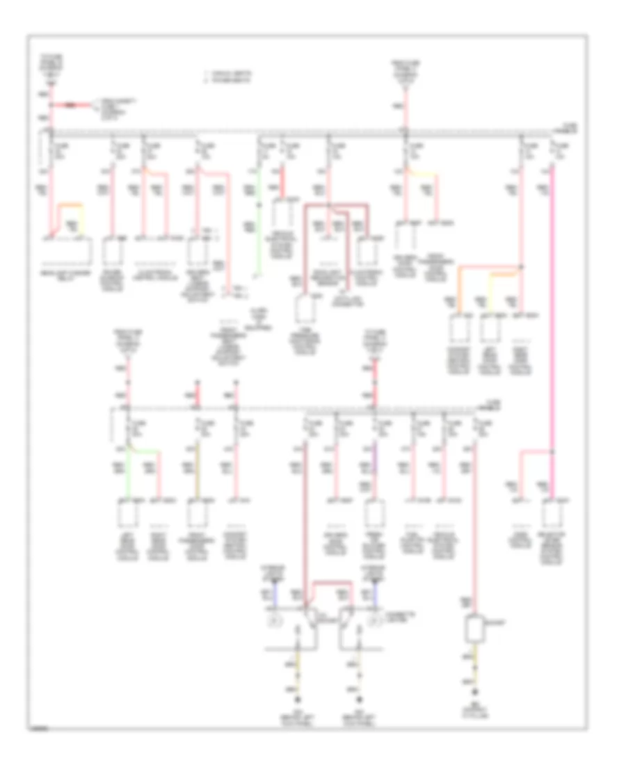 2 0L Turbo Power Distribution Wiring Diagram Late Production 3 of 4 for Audi A3 2008