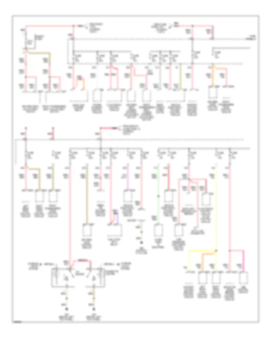 3 2L Power Distribution Wiring Diagram Early Production 4 of 4 for Audi A3 2008