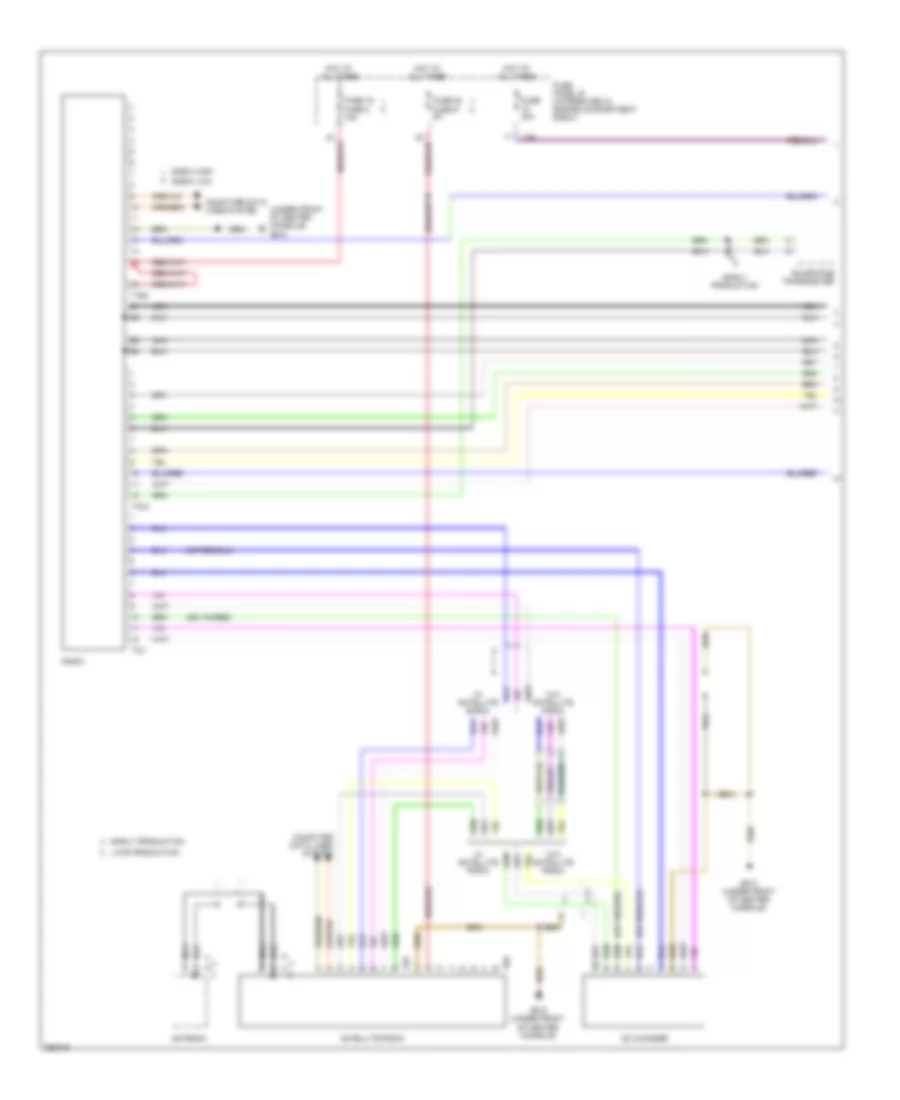 Bose Radio Wiring Diagram 1 of 2 for Audi A3 2008
