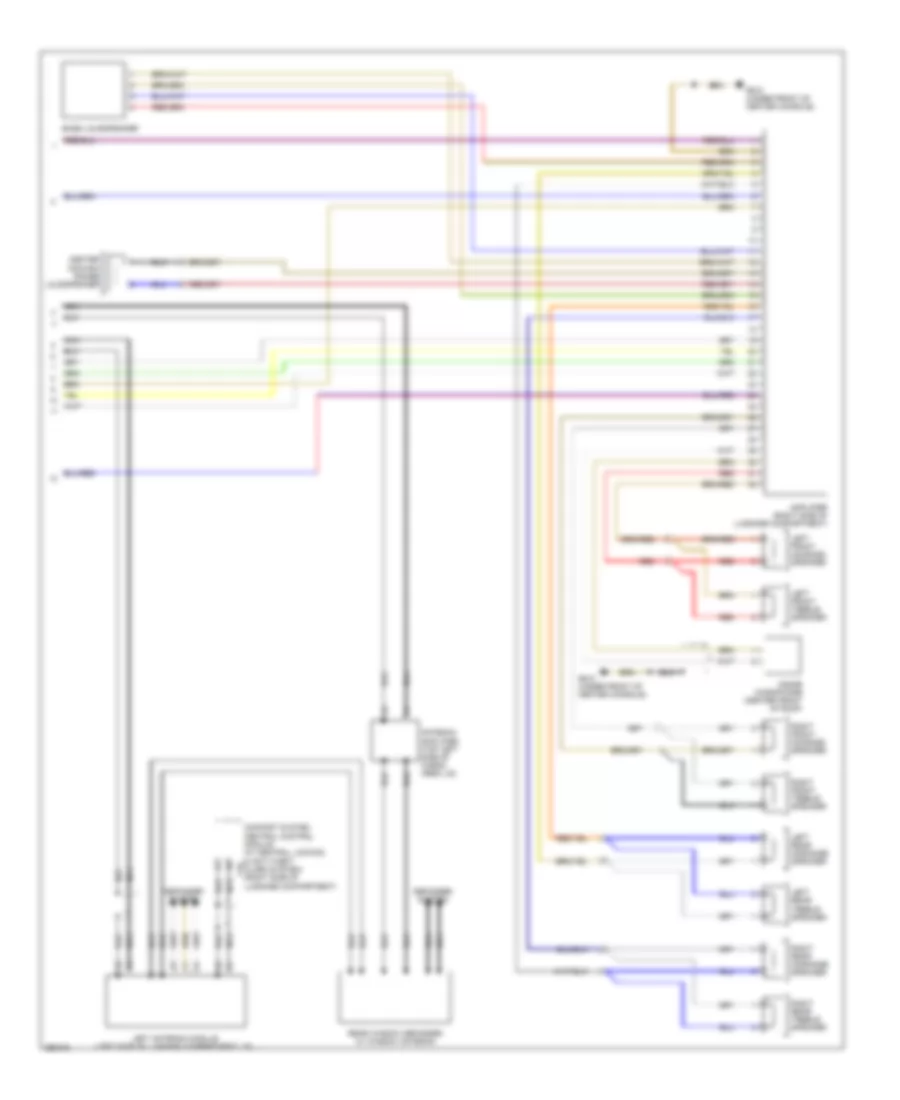 Bose Radio Wiring Diagram 2 of 2 for Audi A3 2008
