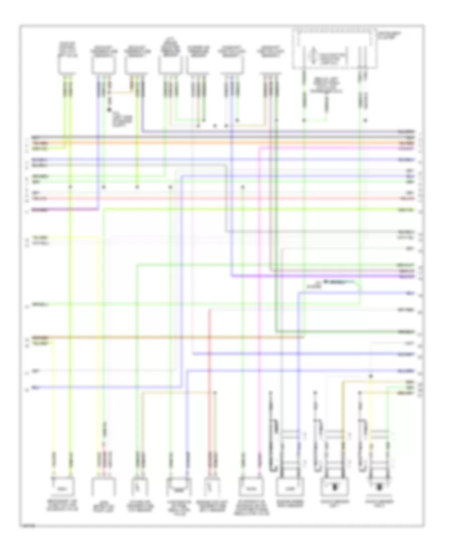 2.7L Turbo, Engine Performance Wiring Diagram (2 of 3) for Audi A6 Quattro 2003