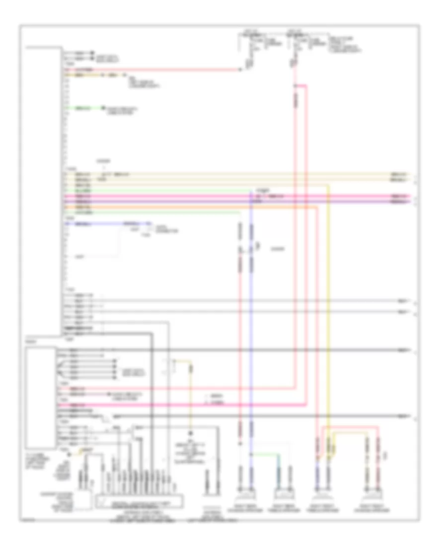 Radio Wiring Diagram Basic MMI 1 of 2 for Audi A4 Premium Plus Quattro 2013