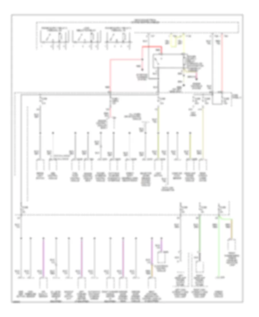 2 0L Turbo Power Distribution Wiring Diagram Early Production 1 of 4 for Audi A3 Quattro 2008