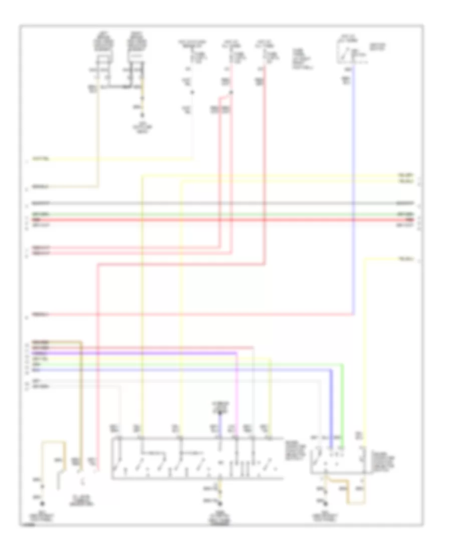 Instrument Cluster Wiring Diagram (2 of 3) for Audi A8 L Quattro 2003