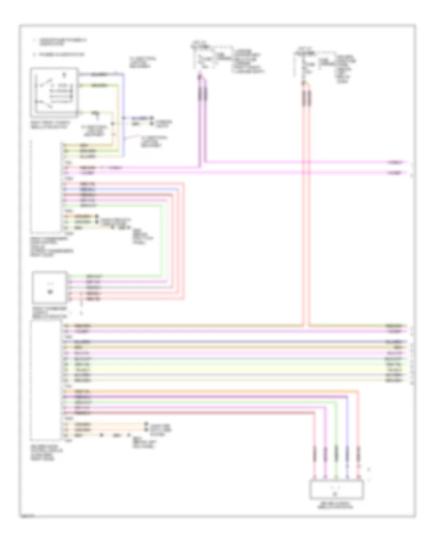 Power Windows Wiring Diagram 1 of 2 for Audi S4 Quattro 2010