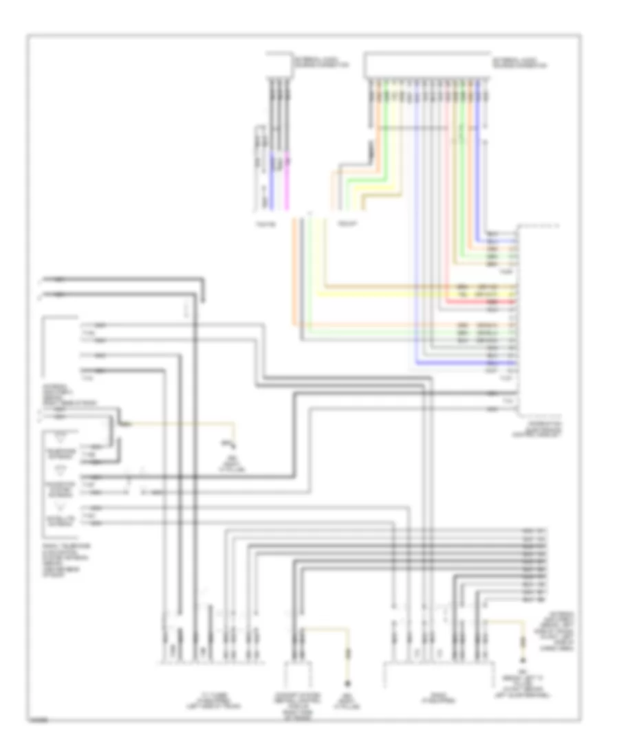 Multimedia Interface Wiring Diagram (2 of 2) for Audi S4 Quattro 2010
