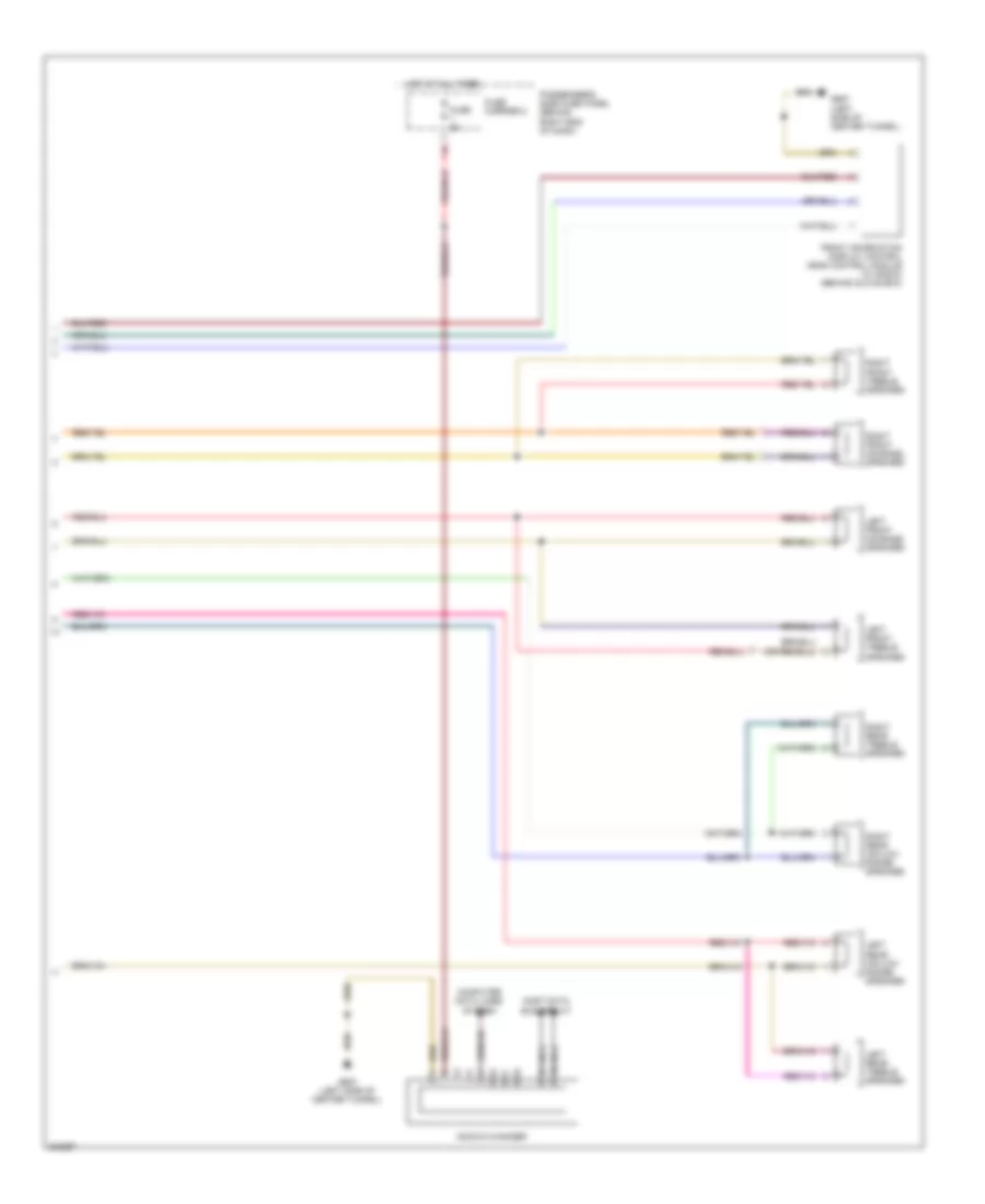 Radio Wiring Diagram, Basic Infotainment (2 of 2) for Audi S4 Quattro 2010
