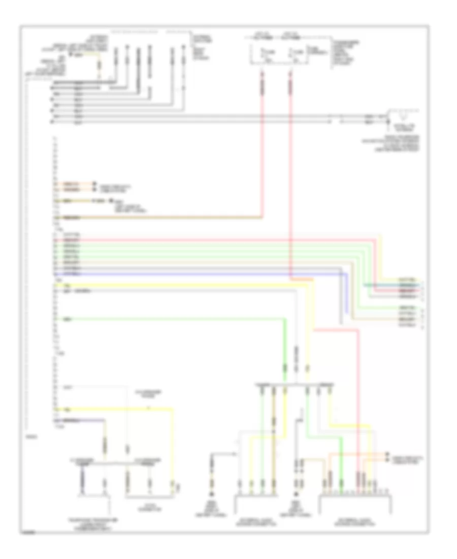 Radio Wiring Diagram, Standard Infotainment (1 of 2) for Audi S4 Quattro 2010