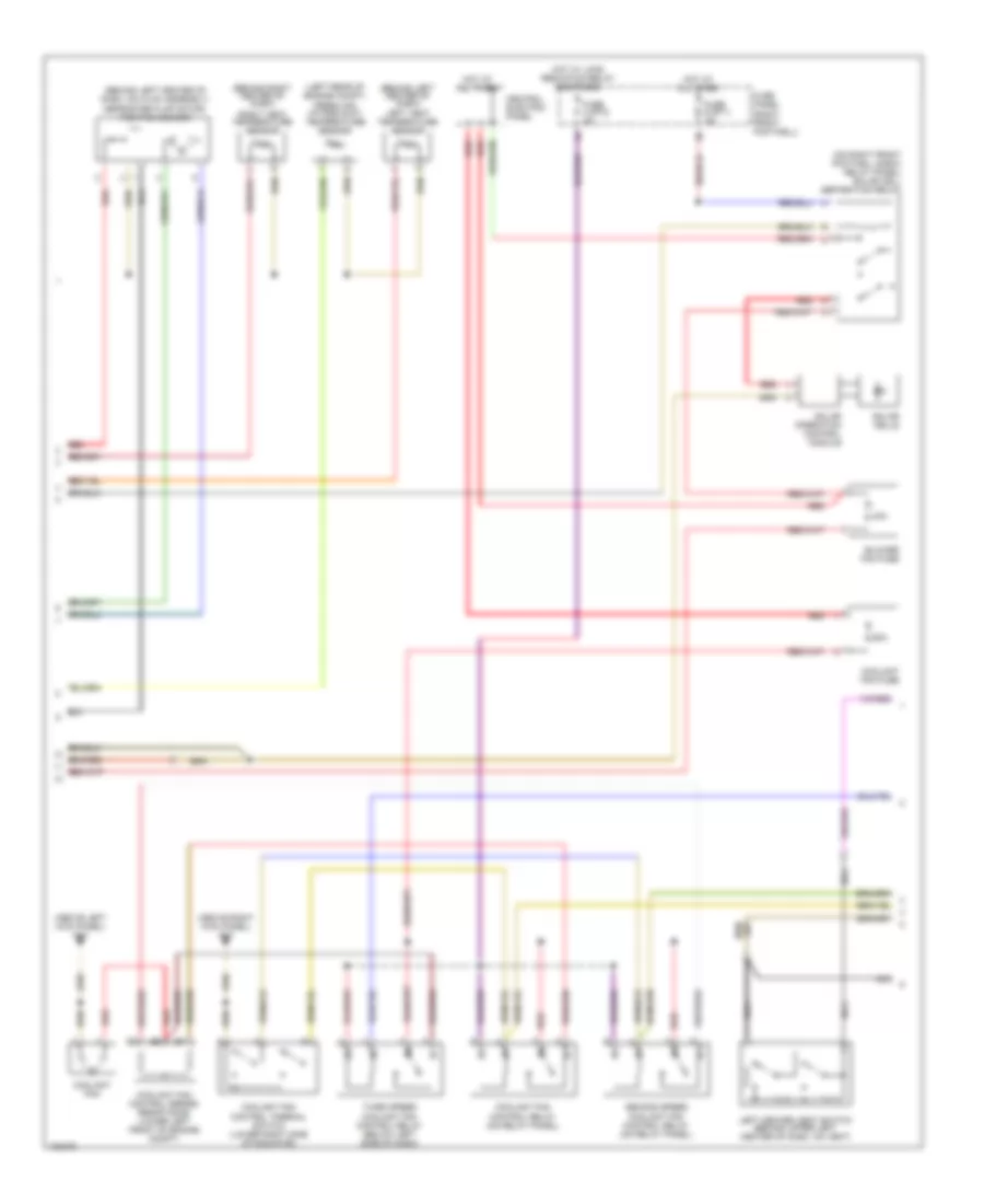 Automatic AC Wiring Diagram (2 of 3) for Audi A8 1997