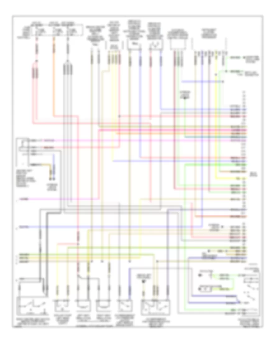 Automatic AC Wiring Diagram (3 of 3) for Audi A8 1997