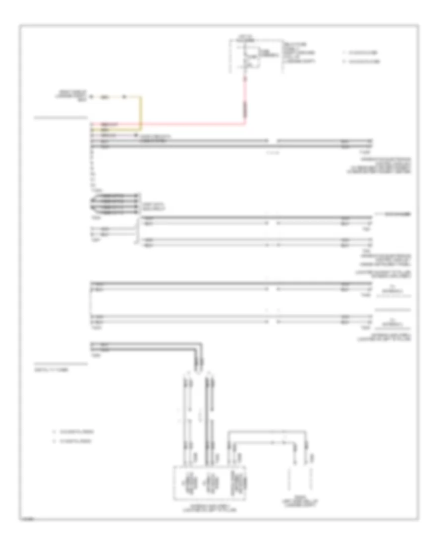 TV Tuner Wiring Diagram for Audi A8 Quattro 2014