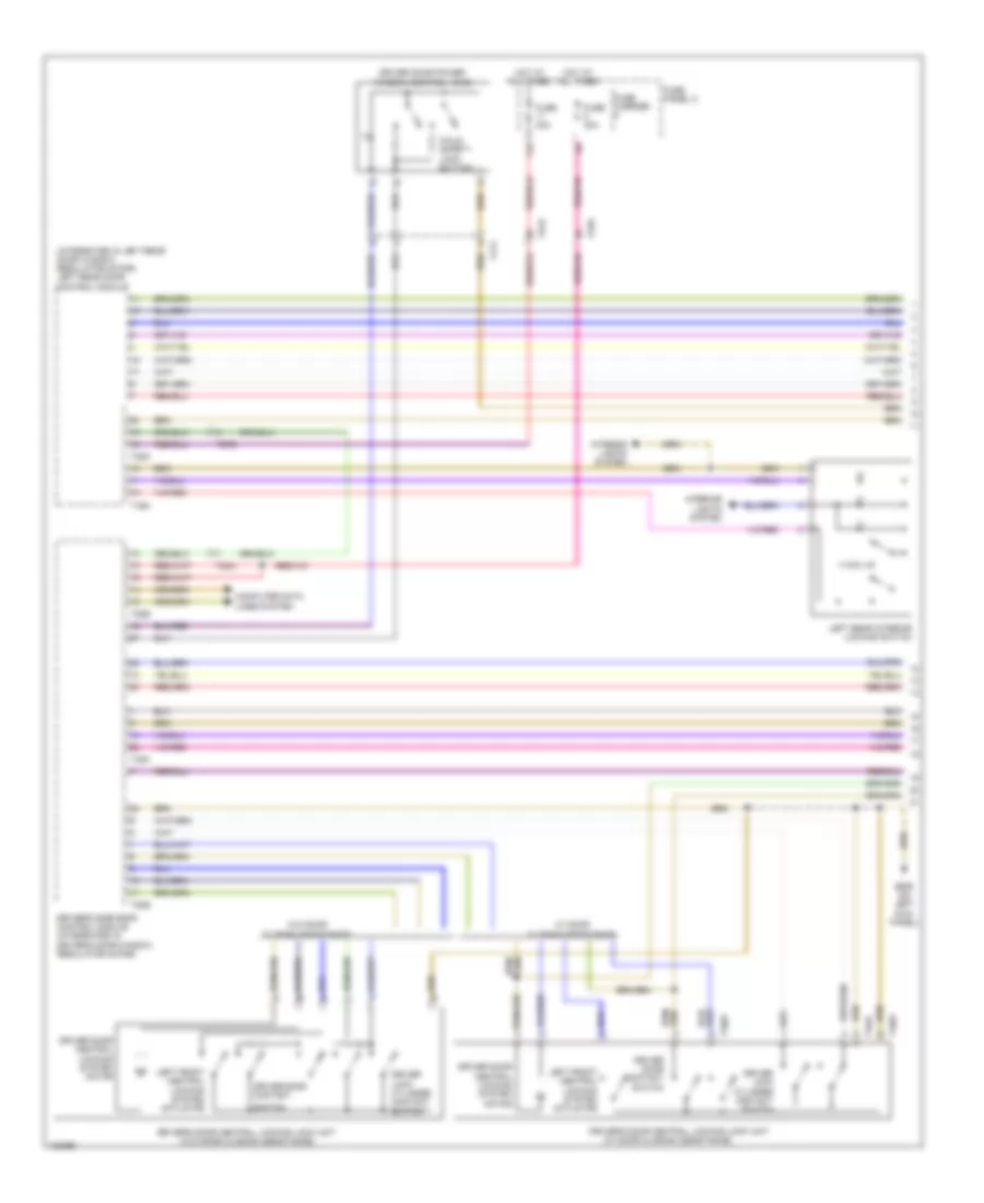 Anti theft Wiring Diagram 1 of 7 for Audi A8 Quattro 2014