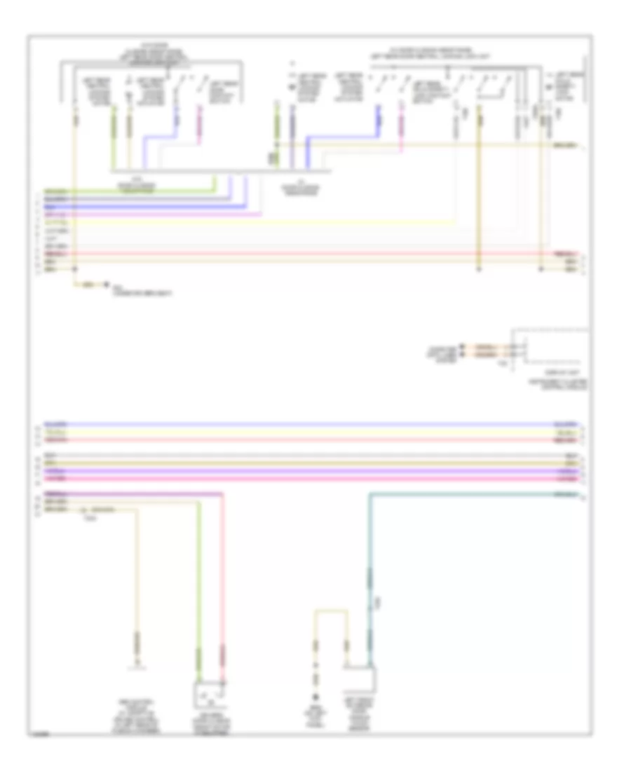 Anti theft Wiring Diagram 2 of 7 for Audi A8 Quattro 2014