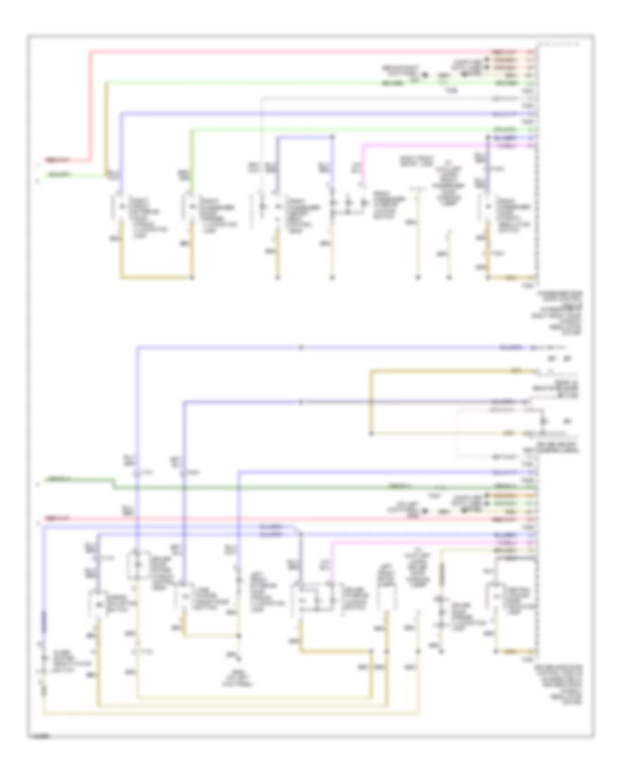 Instrument Illumination Wiring Diagram 4 of 4 for Audi A8 Quattro 2014
