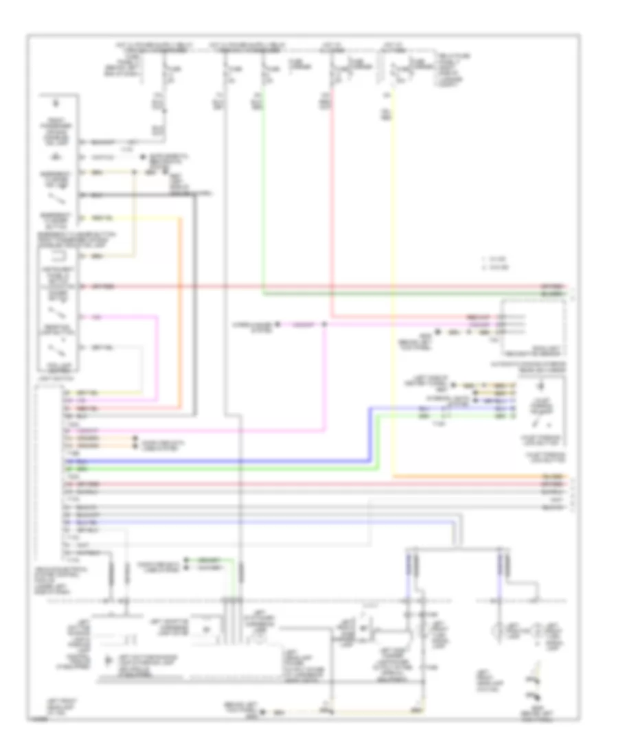Exterior Lamps Wiring Diagram 1 of 4 for Audi A4 Prestige 2013