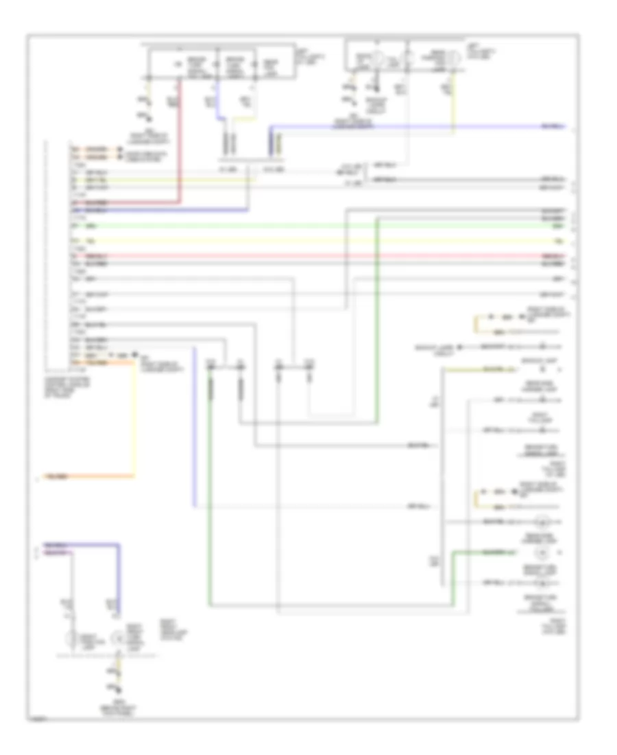 Exterior Lamps Wiring Diagram (3 of 4) for Audi A4 Prestige 2013