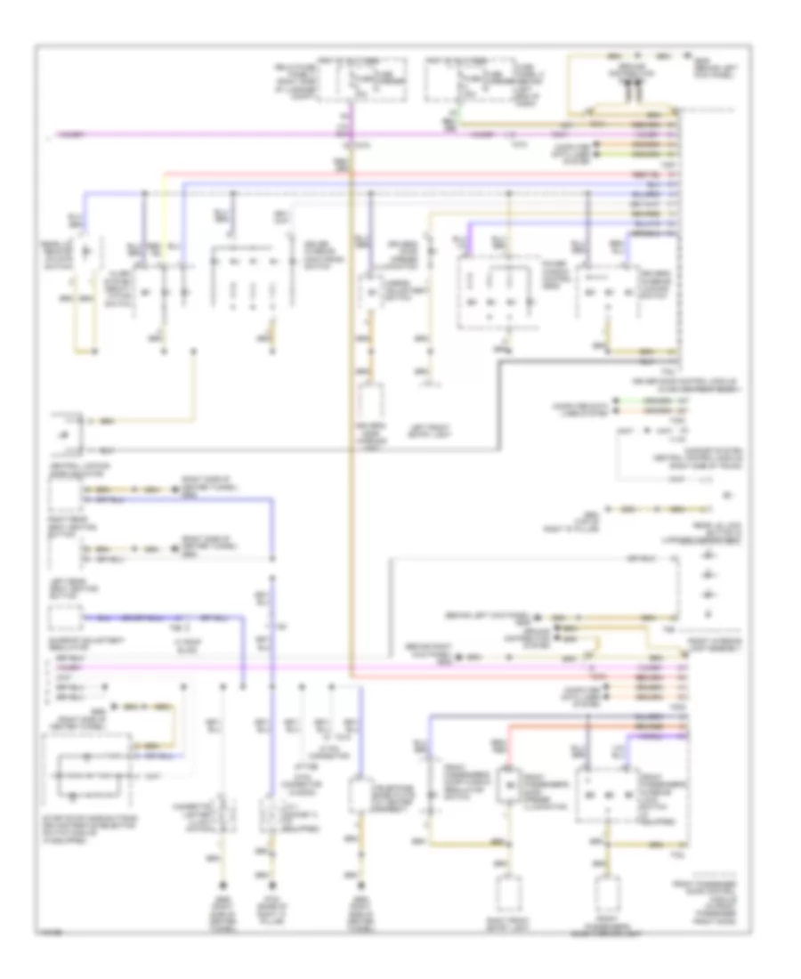 Instrument Illumination Wiring Diagram (2 of 2) for Audi A4 Prestige 2013