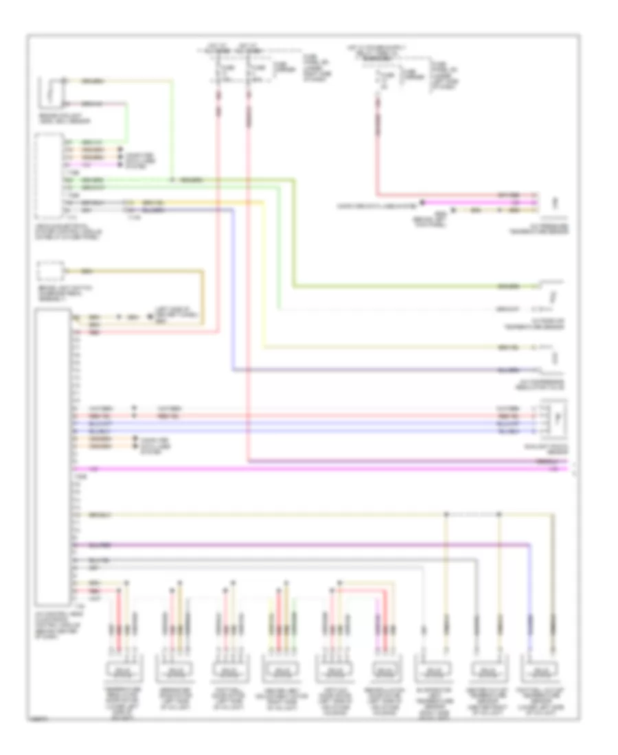 Электросхема кондиционера, Основная (1 из 2) для Audi S5 3.0T Quattro 2010