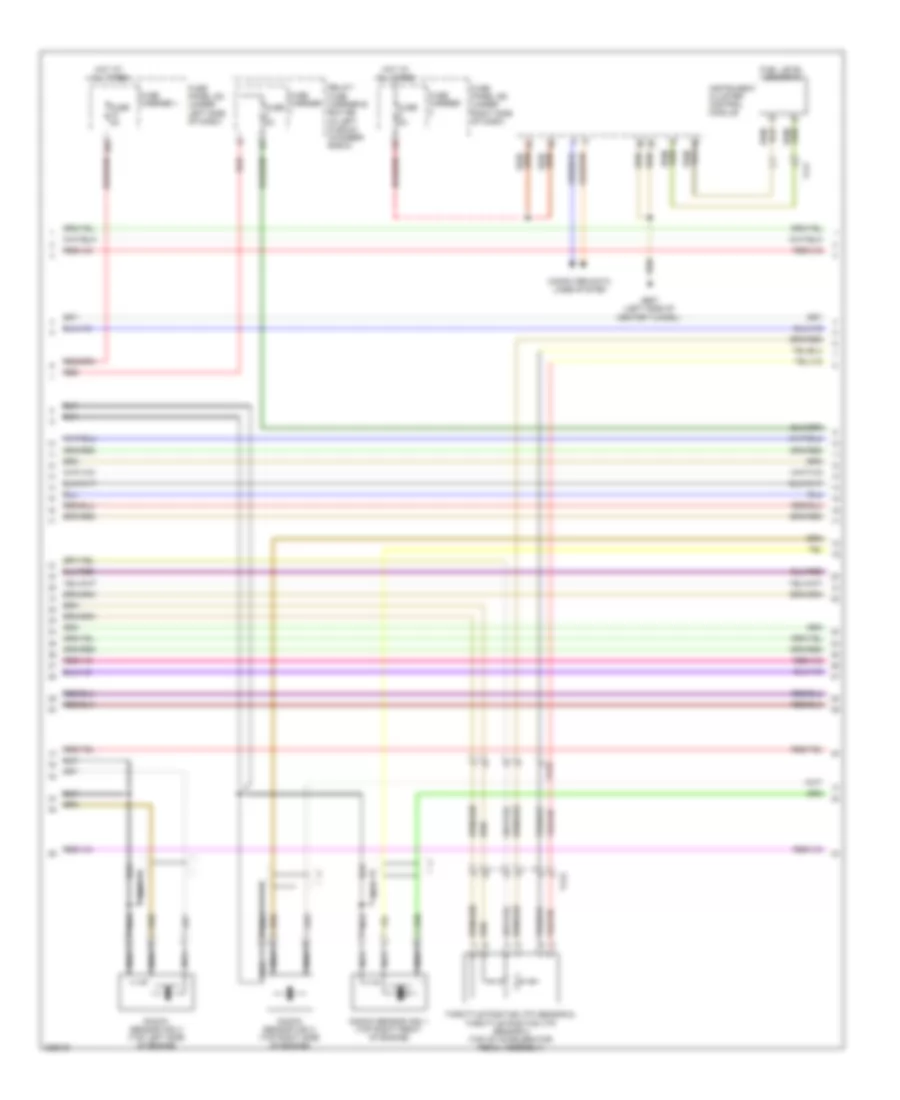 4.2L, Engine Performance Wiring Diagram (6 of 7) for Audi S5 3.0T Quattro 2010