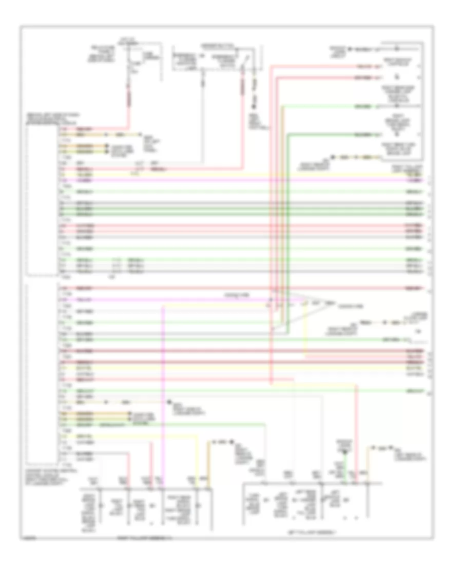 Exterior Lamps Wiring Diagram with HID 1 of 3 for Audi A8 Quattro L 2014