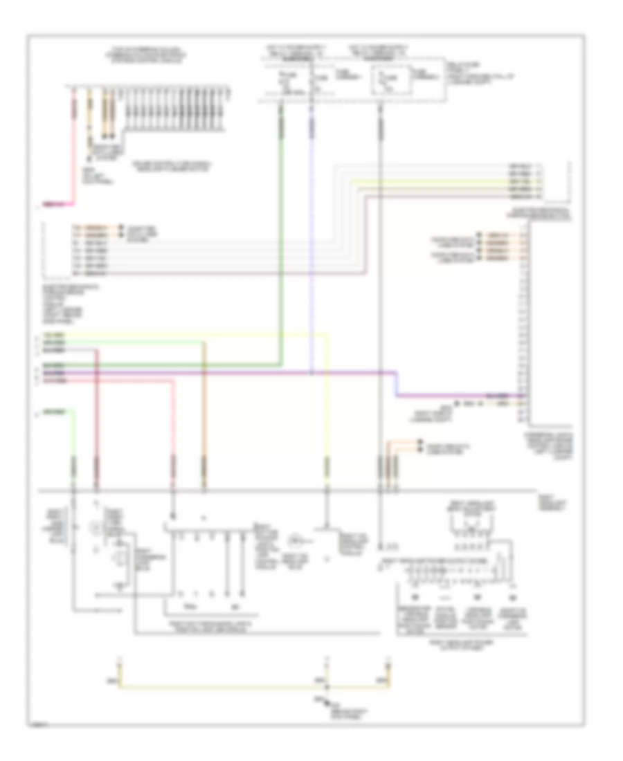 Headlights Wiring Diagram with HID with Cornering Headlights 2 of 2 for Audi A8 Quattro L 2014