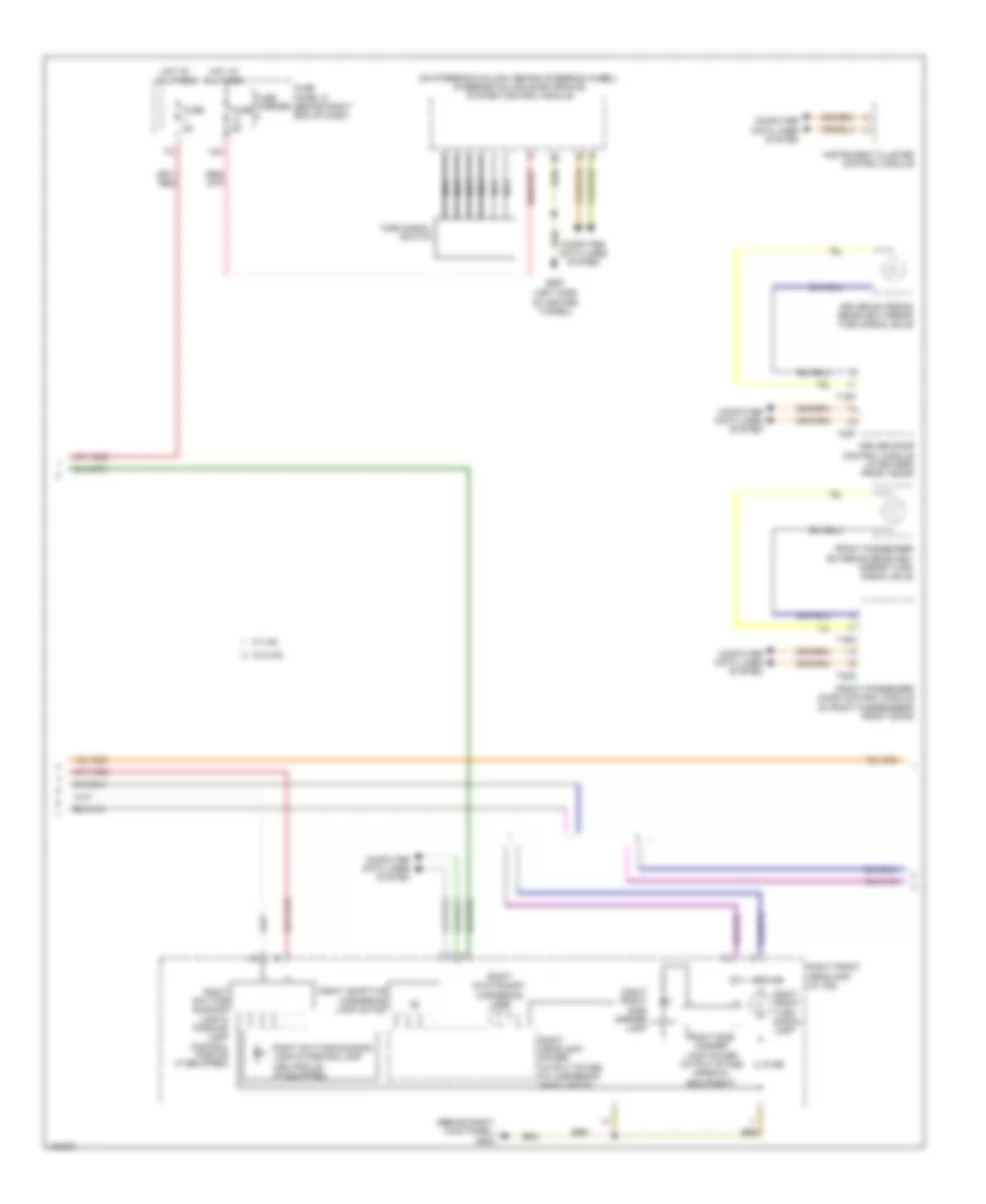 Exterior Lamps Wiring Diagram 2 of 4 for Audi A4 Prestige Quattro 2013