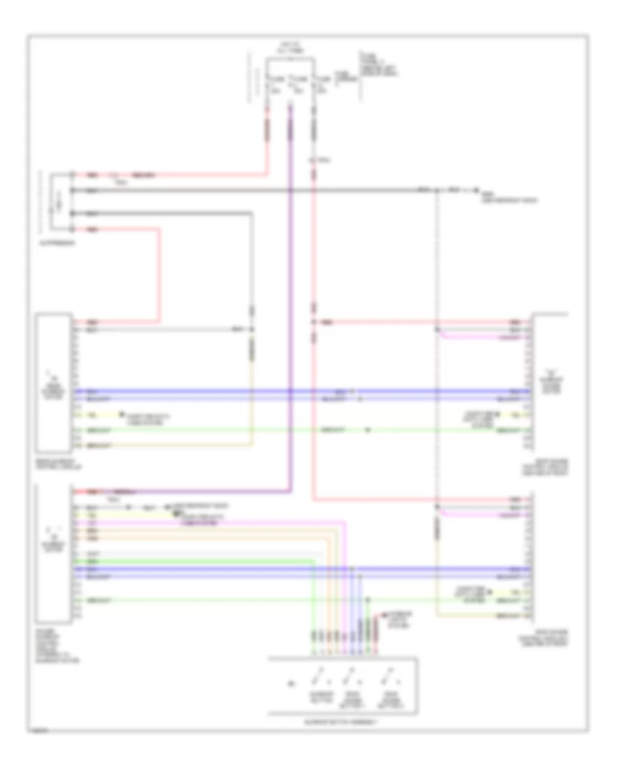 Power TopSunroof Wiring Diagram for Audi A8 Quattro L TDI 2014