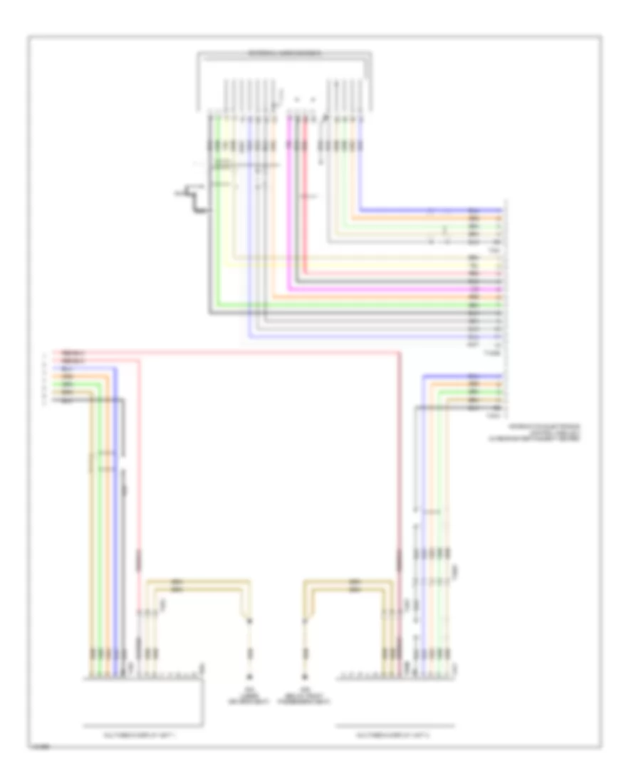 Rear Seat Entertainment Wiring Diagram (2 of 2) for Audi A8 Quattro L TDI 2014