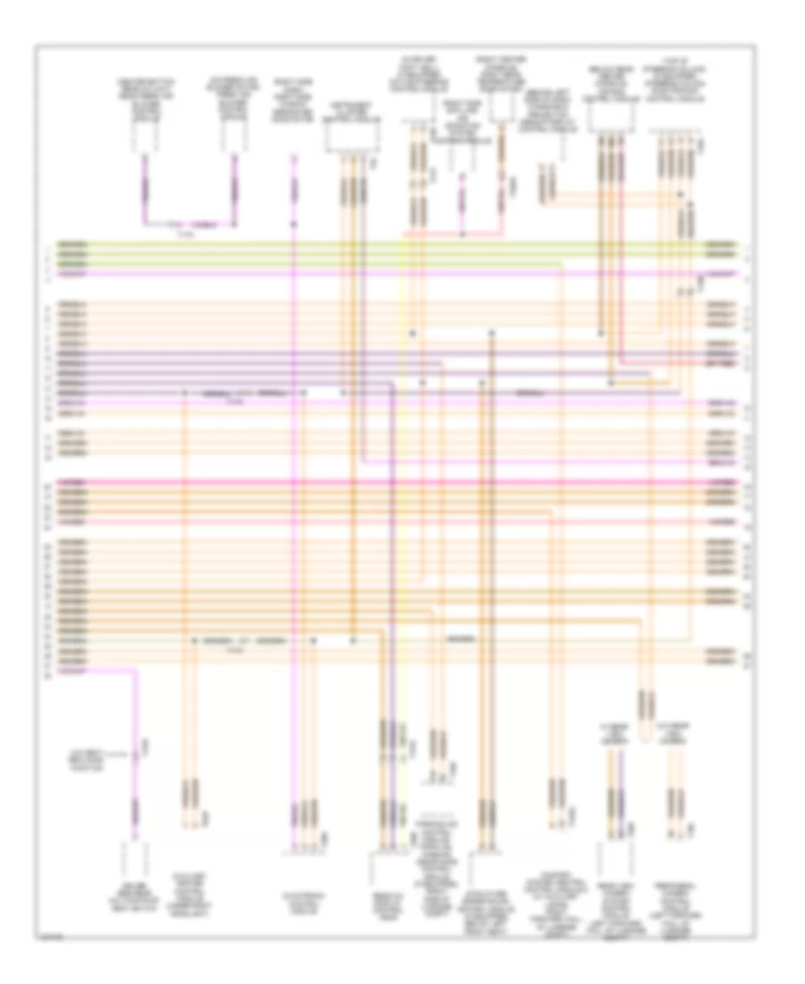 Computer Data Lines Wiring Diagram (2 of 5) for Audi A8 Quattro L TDI 2014