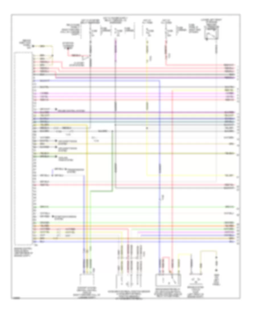 6.3L, Engine Performance Wiring Diagram (1 of 11) for Audi A8 Quattro L TDI 2014