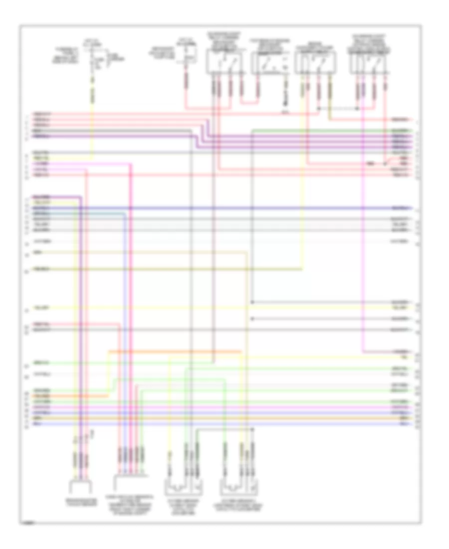 6.3L, Engine Performance Wiring Diagram (2 of 11) for Audi A8 Quattro L TDI 2014