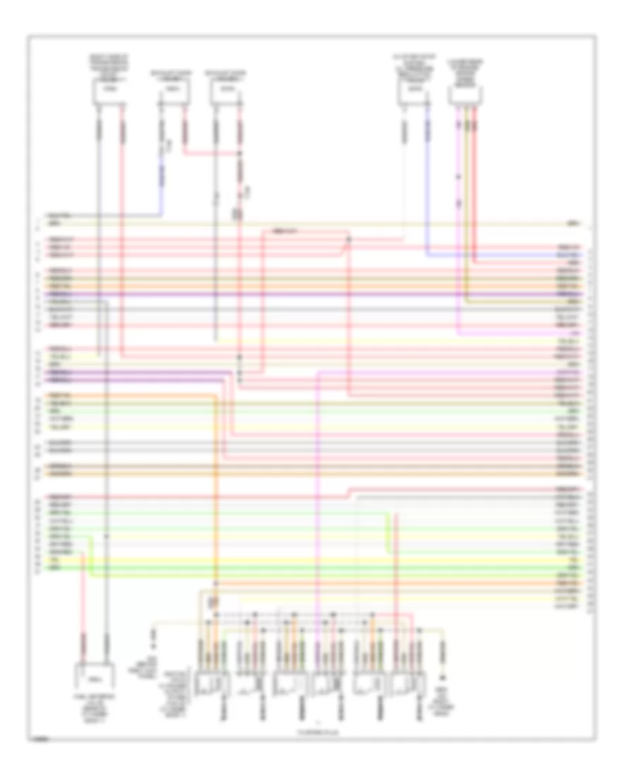 6.3L, Engine Performance Wiring Diagram (5 of 11) for Audi A8 Quattro L TDI 2014
