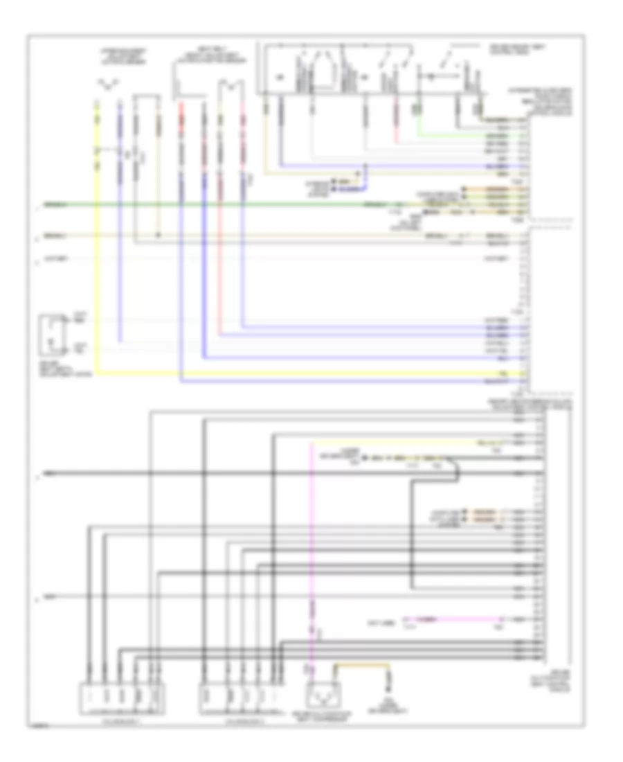 Driver s Memory Seat Wiring Diagram 2 of 2 for Audi A8 Quattro L TDI 2014