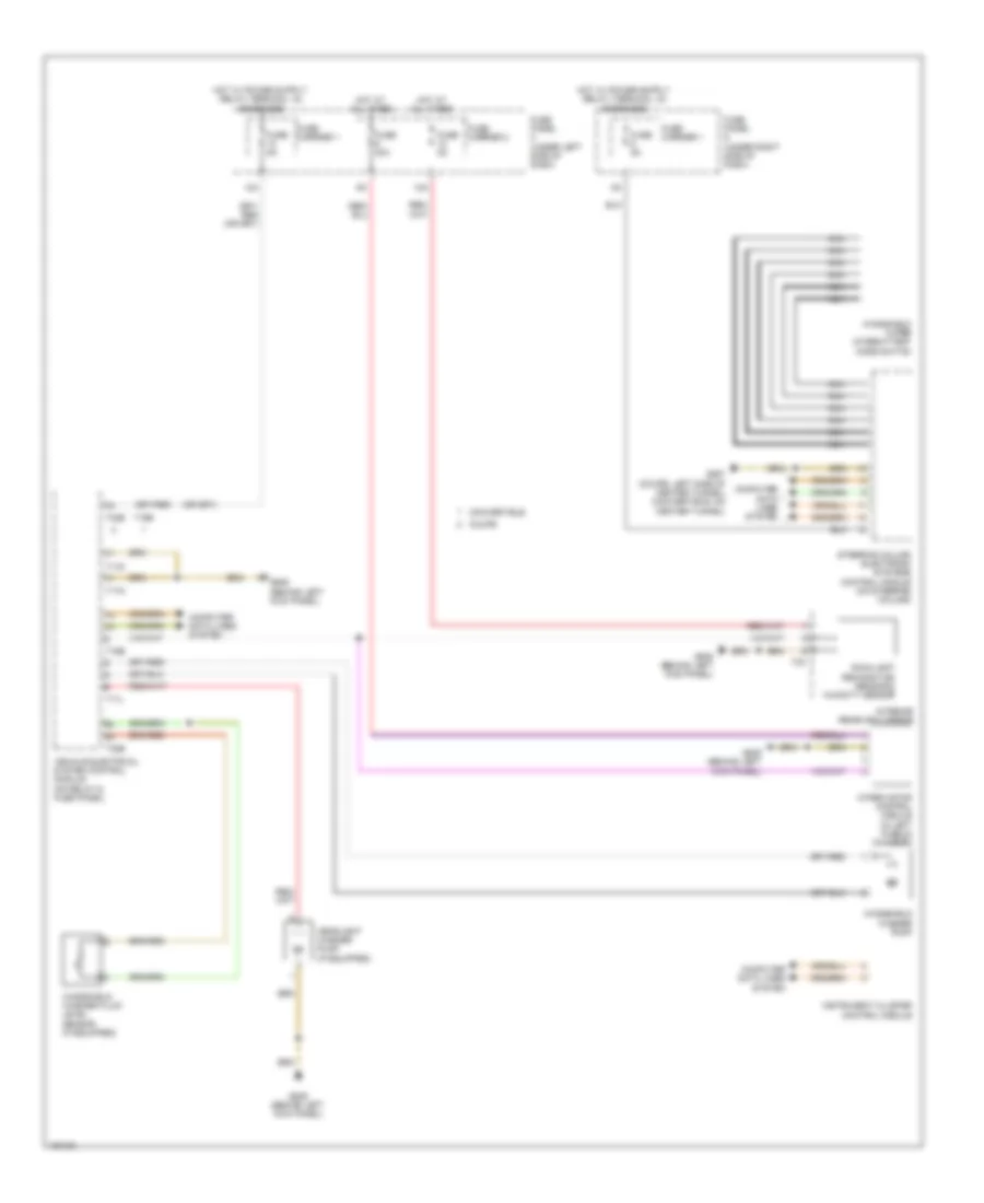 WiperWasher Wiring Diagram for Audi A5 Premium 2013