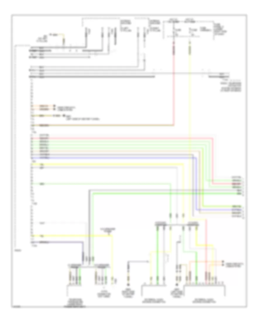 Radio Wiring Diagram, Coupe Premium Infotainment (1 of 2) for Audi A5 Premium 2013