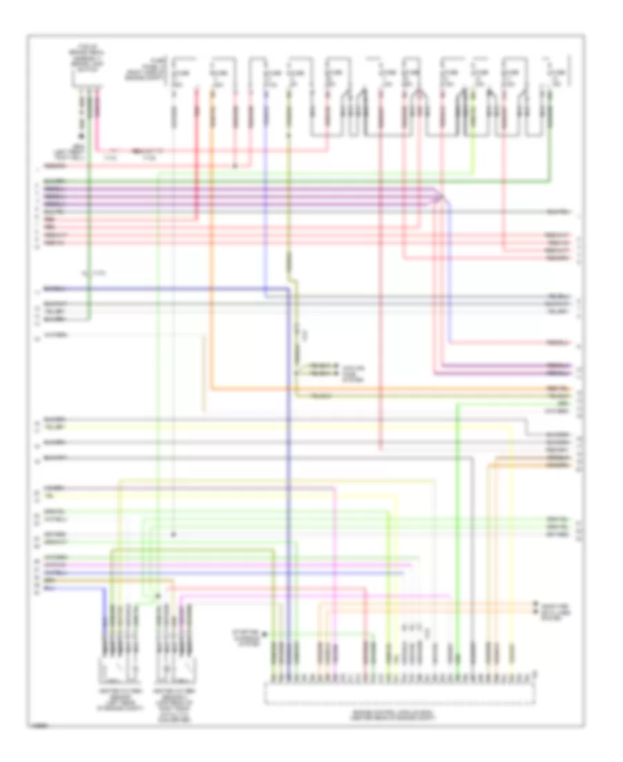 6.3L, Engine Performance Wiring Diagram (3 of 11) for Audi A8 Quattro L W12 2014