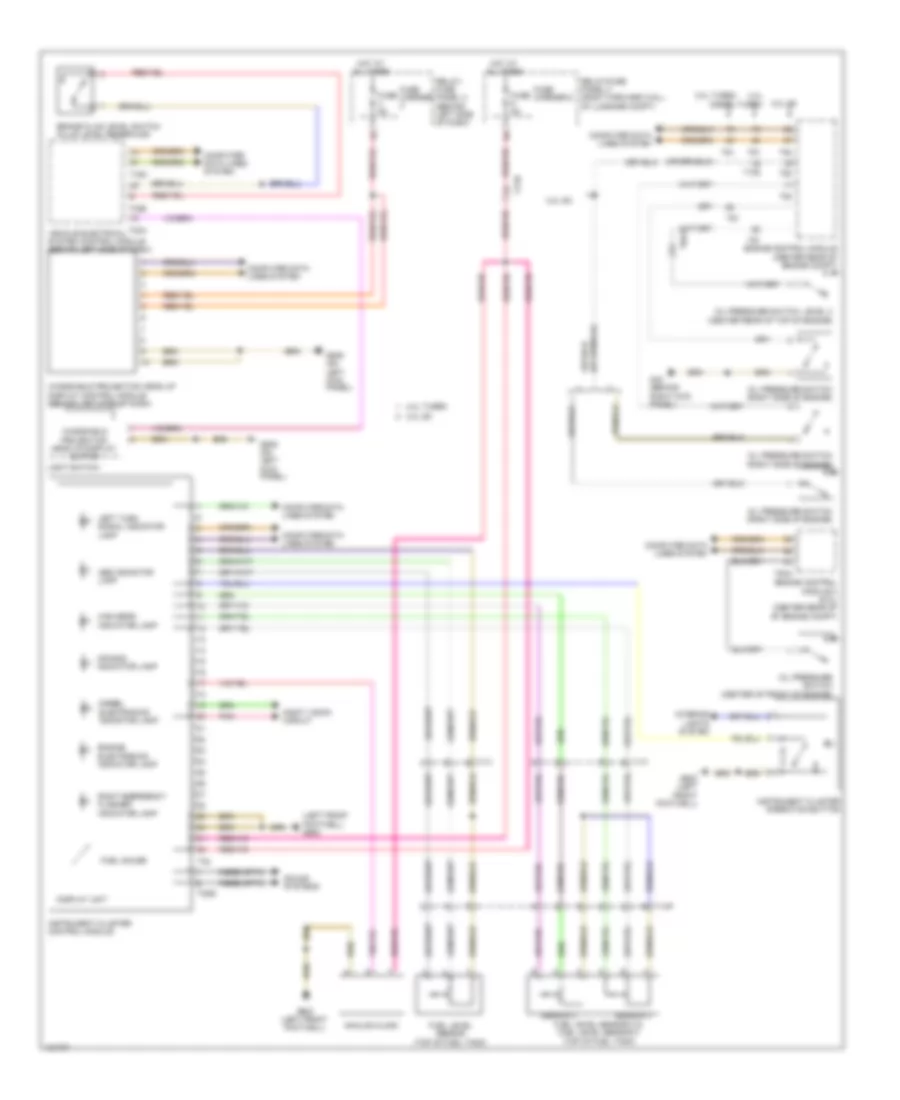 Instrument Cluster Wiring Diagram for Audi A8 Quattro L W12 2014
