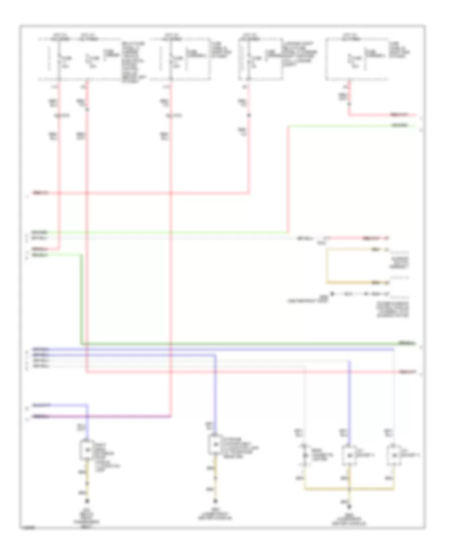 Instrument Illumination Wiring Diagram 3 of 4 for Audi A8 Quattro L W12 2014