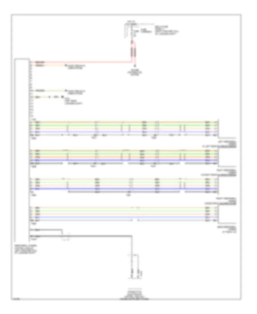 Peripheral Camera Wiring Diagram for Audi A8 Quattro L W12 2014