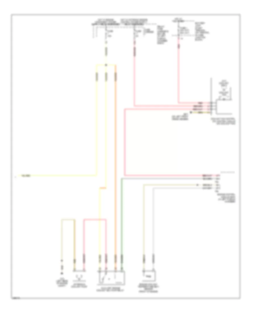 Automatic AC Wiring Diagram, Comfort (3 of 3) for Audi A5 Quattro 2008