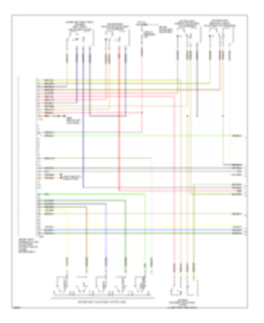 Driver s Memory Seat Wiring Diagram 1 of 2 for Audi A5 Quattro 2008