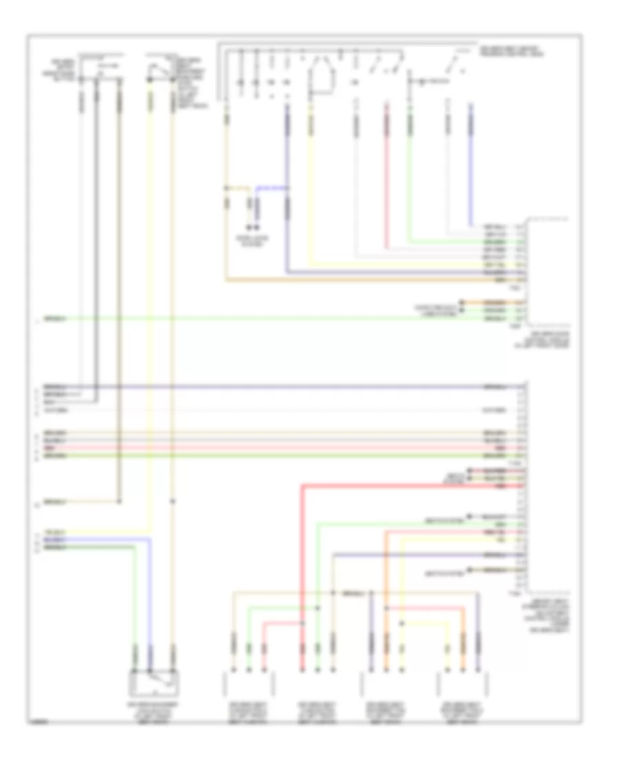 Driver s Memory Seat Wiring Diagram 2 of 2 for Audi A5 Quattro 2008