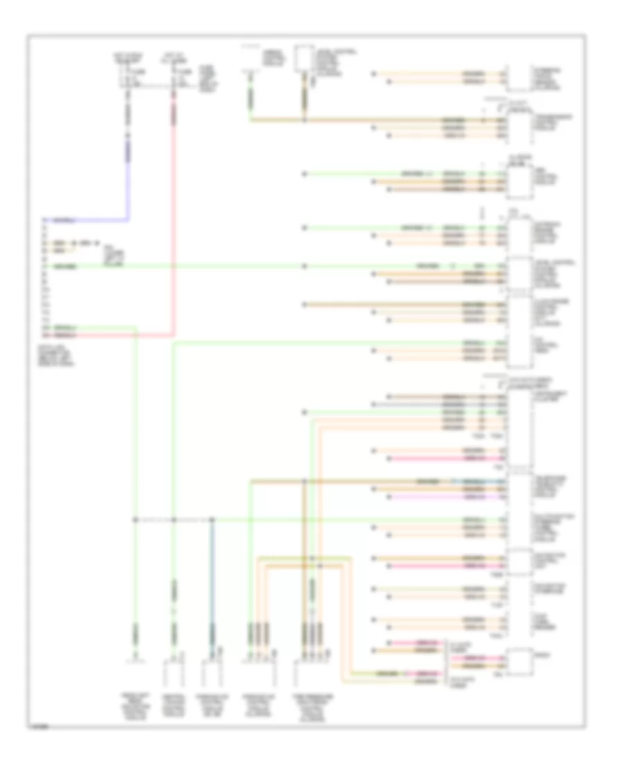 Computer Data Lines Wiring Diagram for Audi S6 Avant Quattro 2003