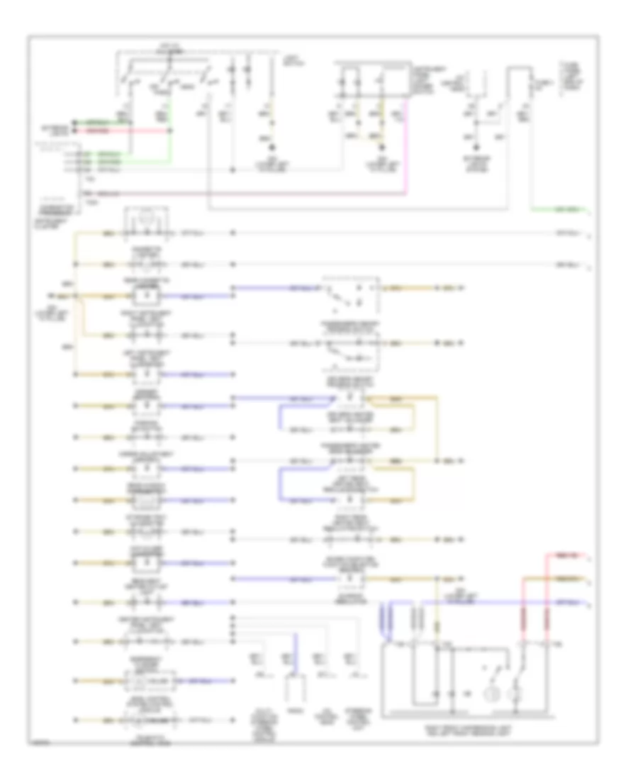 Interior Lights Wiring Diagram 1 of 3 for Audi S6 Avant Quattro 2003