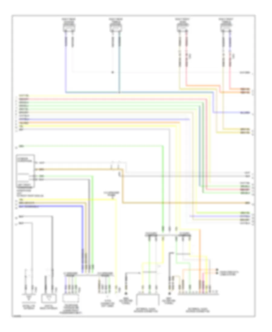 Radio Wiring Diagram, Convertible Premium Infotainment (2 of 3) for Audi A5 Premium Plus 2013