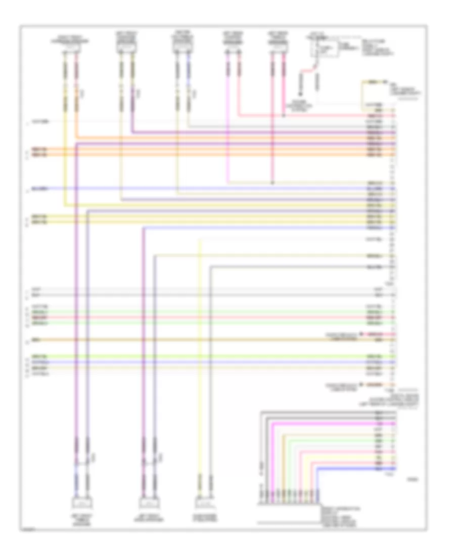 Radio Wiring Diagram, Convertible Premium Infotainment (3 of 3) for Audi A5 Premium Plus 2013