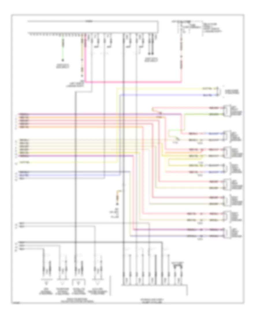 Radio Wiring Diagram, Coupe Premium MMI (2 of 2) for Audi A5 Premium Plus 2013