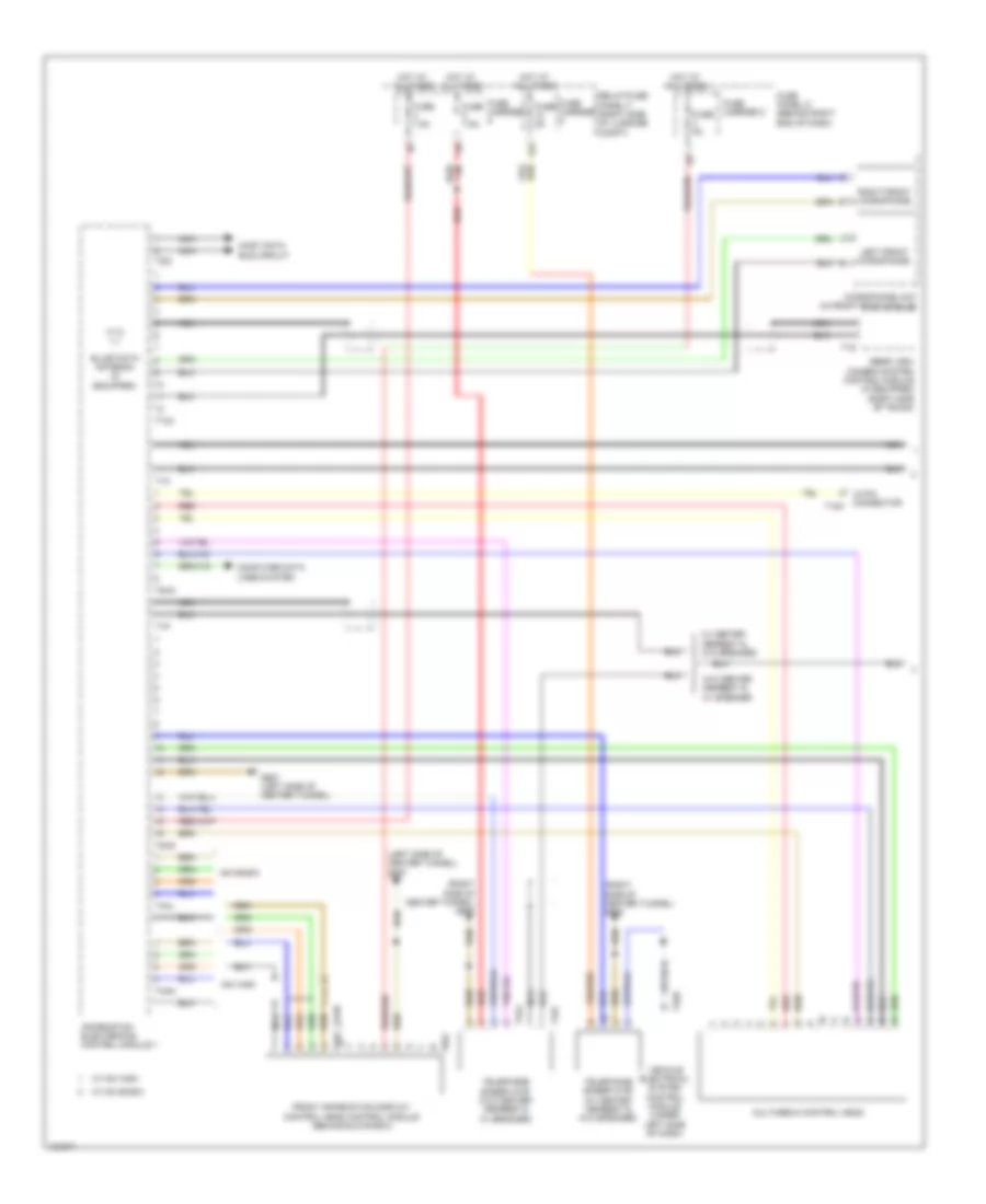 Multimedia Interface Wiring Diagram (1 of 2) for Audi allroad Premium Plus 2014